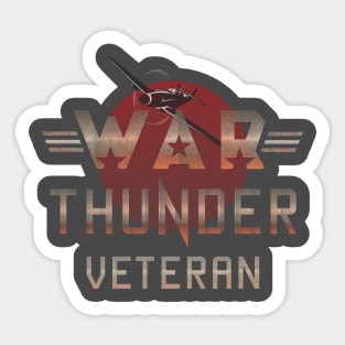 War Thunder Veteran. Sticker